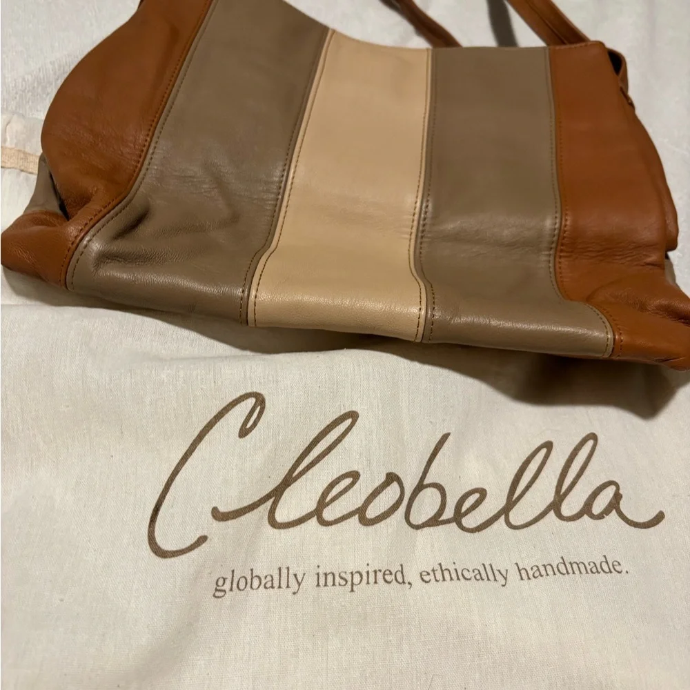 Cleobella Multitone Leather Shoulder Bag - Picture 6 of 8